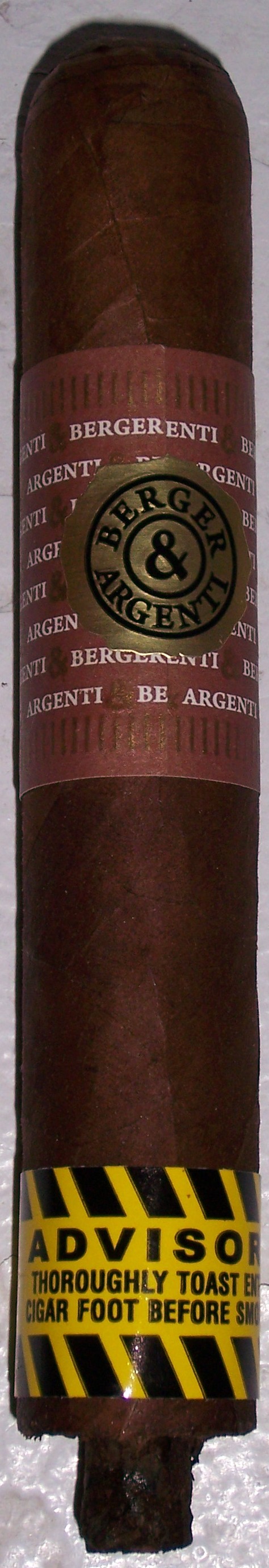 Cigar Review: Berger & Argenti Entubar Robusto