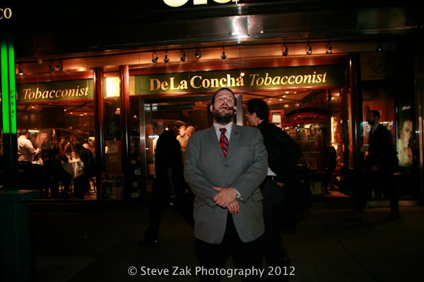 Big Ronnie posing outside DeLaConcha