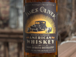 james oliver american whiskey label