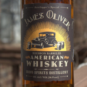 james oliver american whiskey label