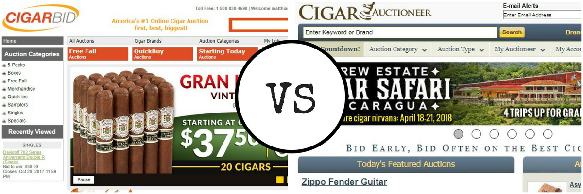 Cigar Bid vs Cigar Auctioneer