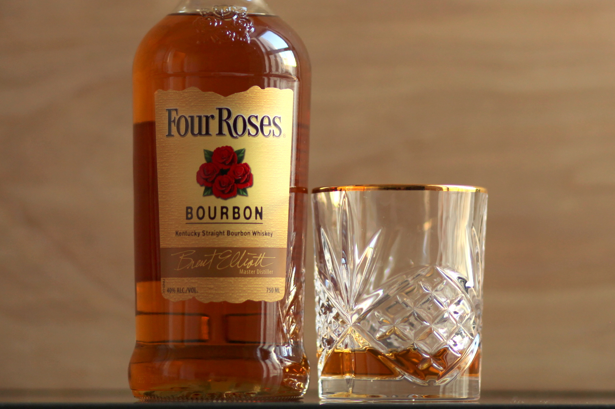 Four Roses Yellow Label Review Closeup