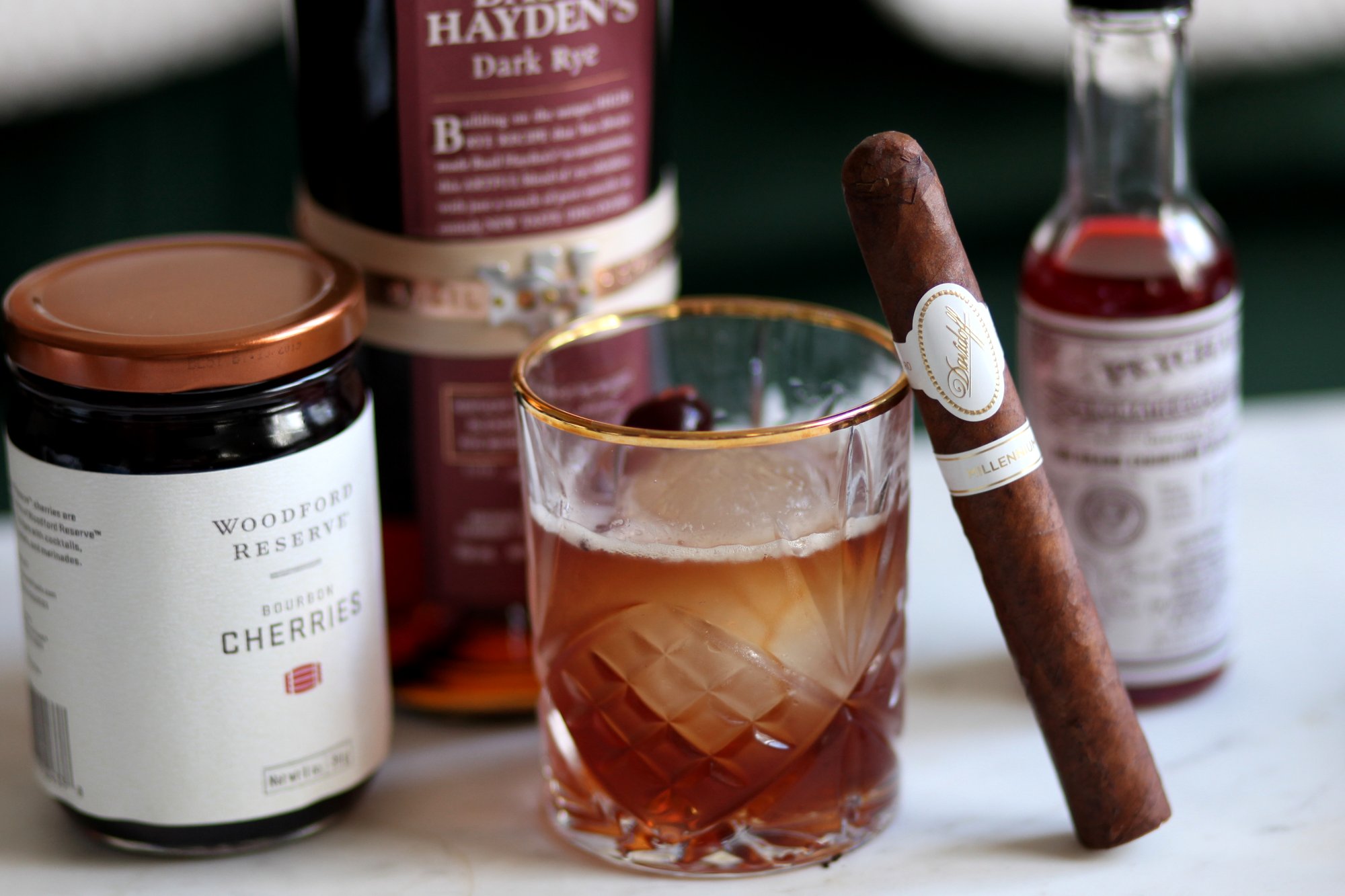 dark rye manhattan