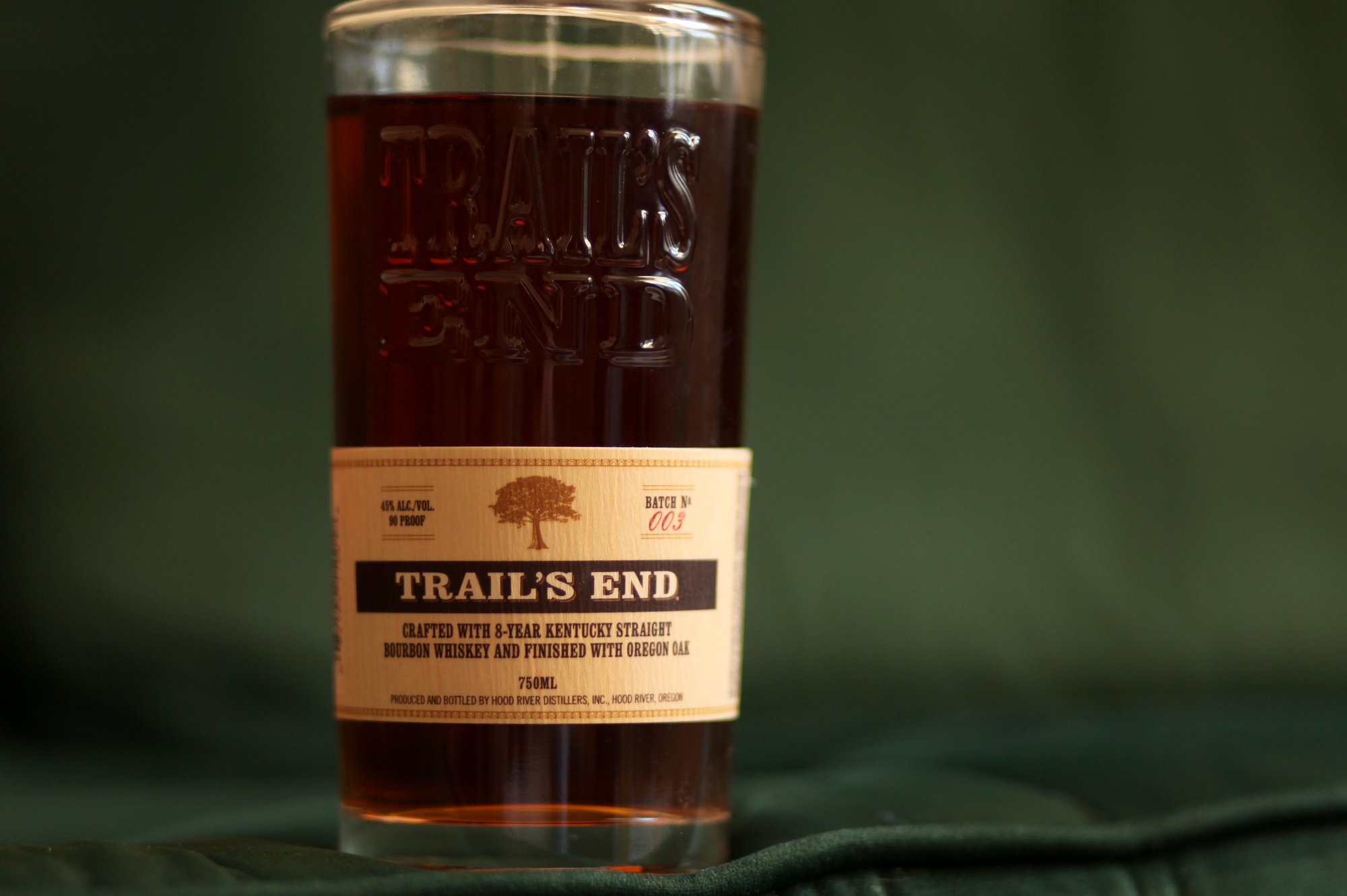 Trail's End Bourbon Review Bottle