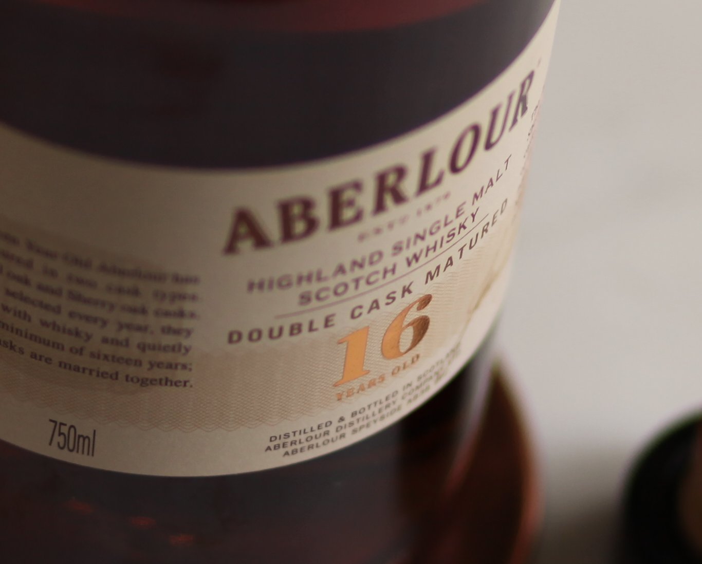 Aberlour 16 Year Label