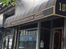 exterior of wall st humidor