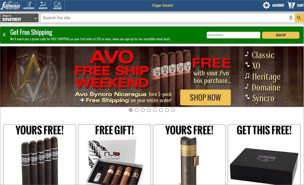 · Buy Premium Cigars Online