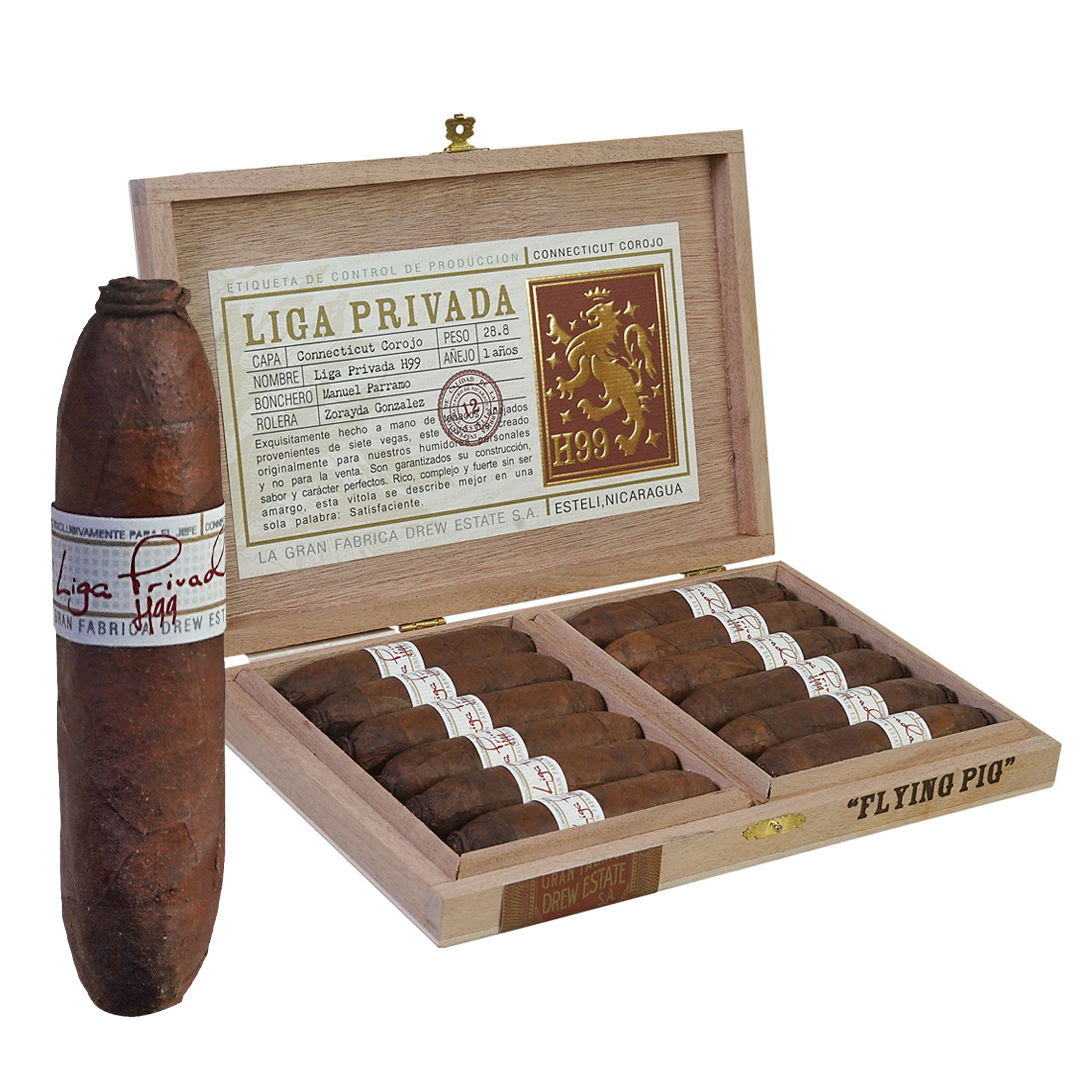 Drew Estate Unveils Exclusive Liga Privada H99 Connecticut Corojo Flying Pig Cigars for Barn Smoker VIPs