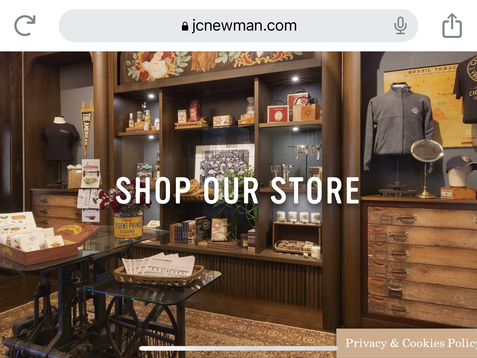 J.C. Newman Cigar Co. Debuts Online Store Featuring Exclusive El Reloj Factory Items