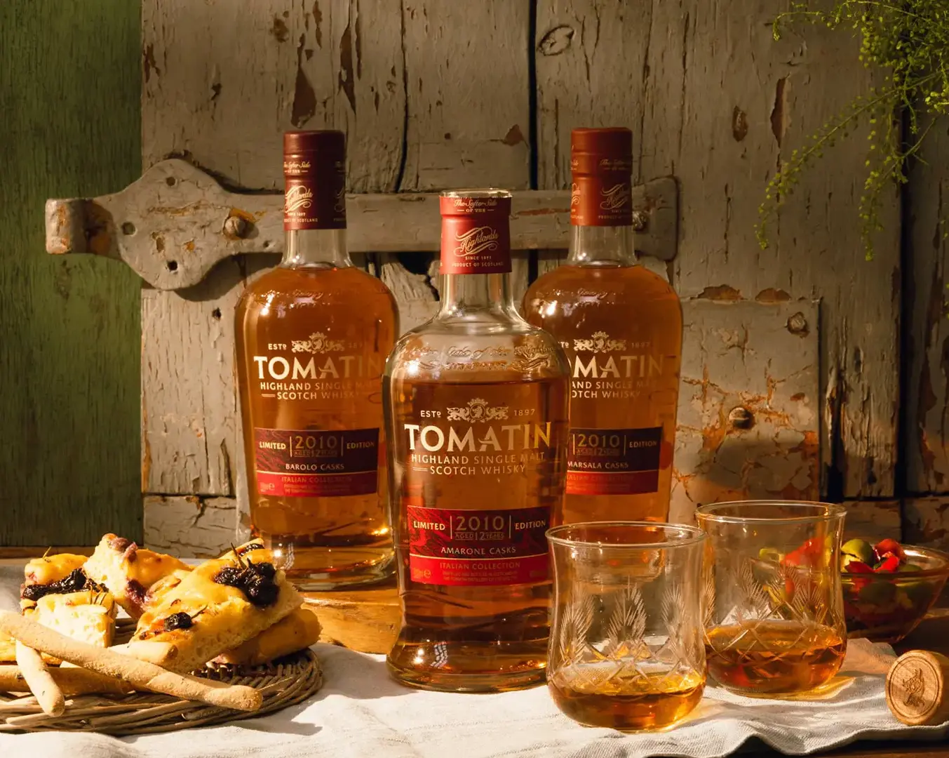 Tomatin Releases “The Italian Collection”: A Fusion of Highland Malt and Italian Wine Cask Characteristics